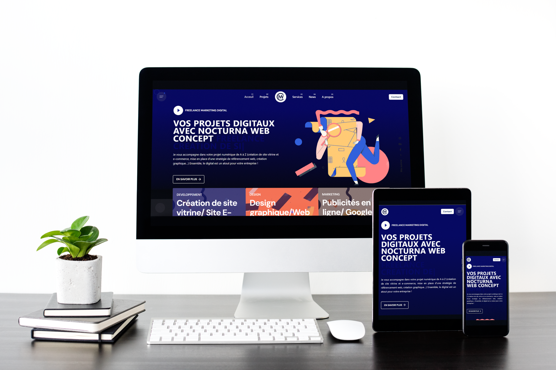 Nocturna web concept